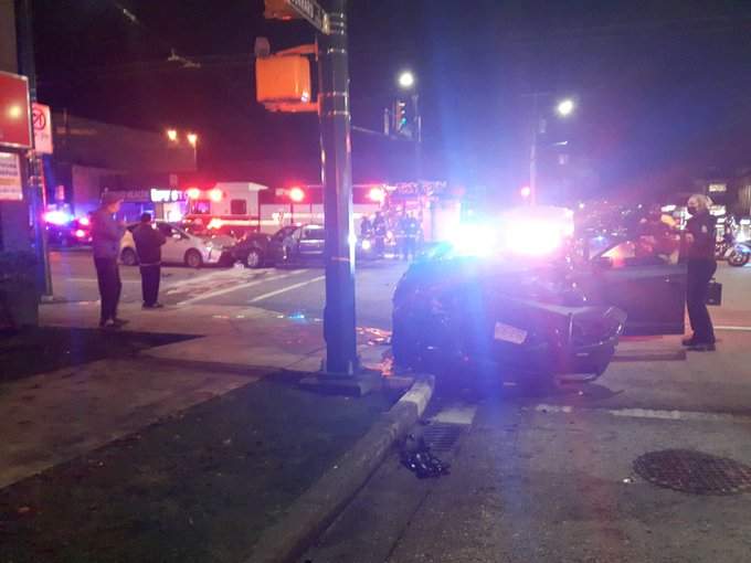 Multi-vehicle collision involving Vancouver police cruiser sends several to hospital - image