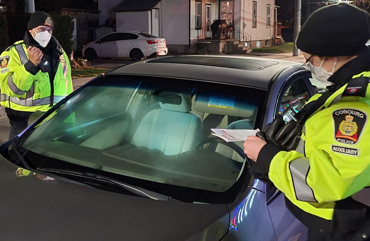 Cobourg police check vehicles during annual 'Lock it, or Lose it" campaign.