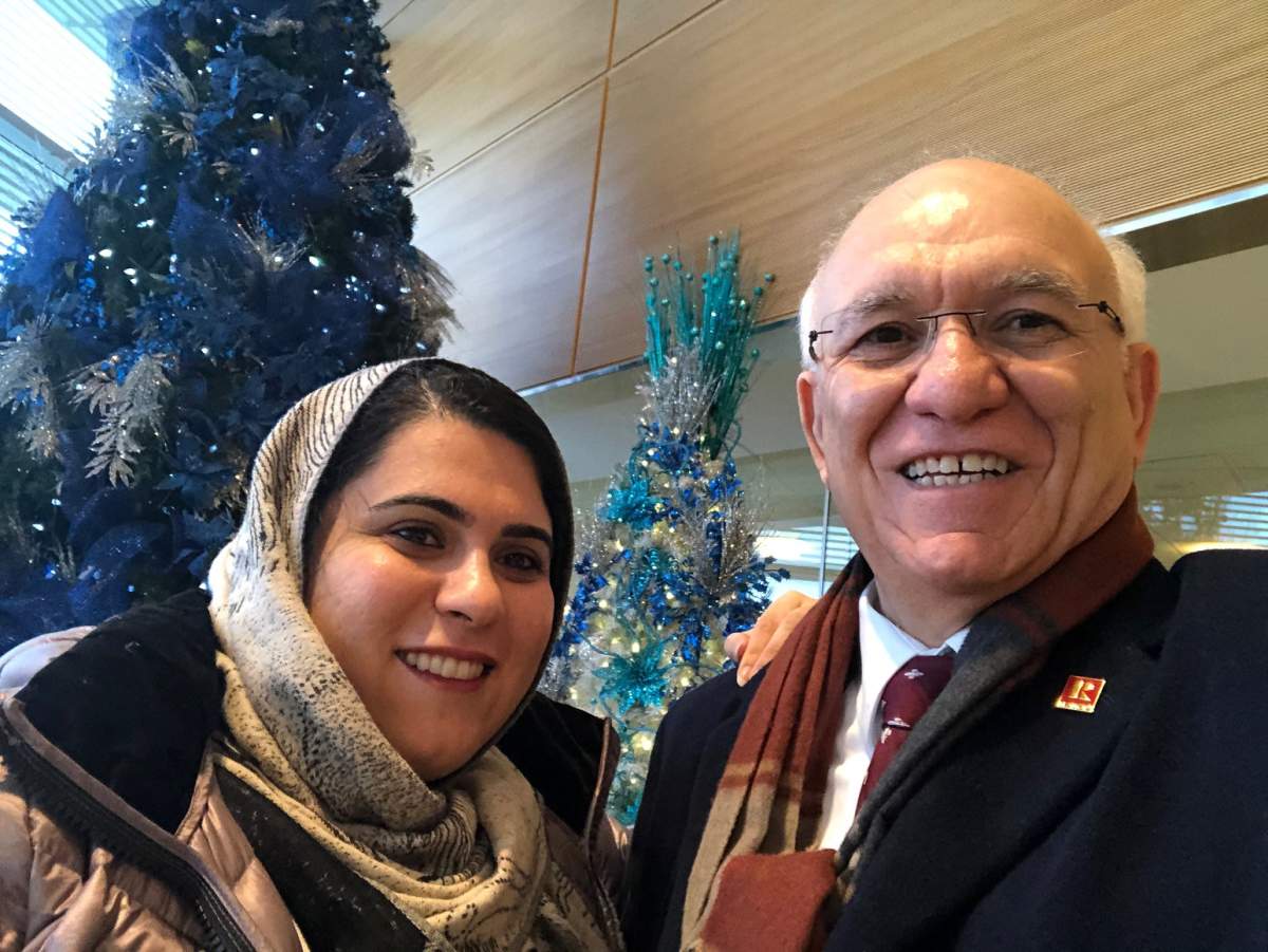 Kourosh Doustshenas lost his fiance Dr. Forough Khadem when a Ukrainian Airlines plane was downed near Tehran. 