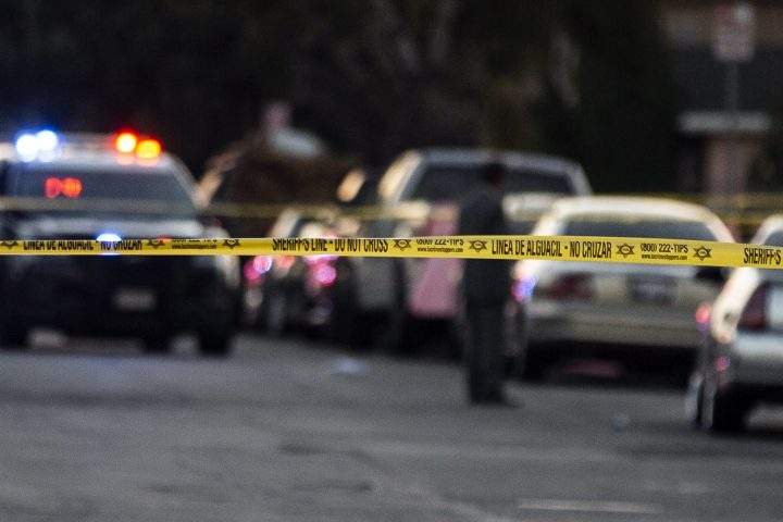 Police tape is shown at a crime scene in this file photo.