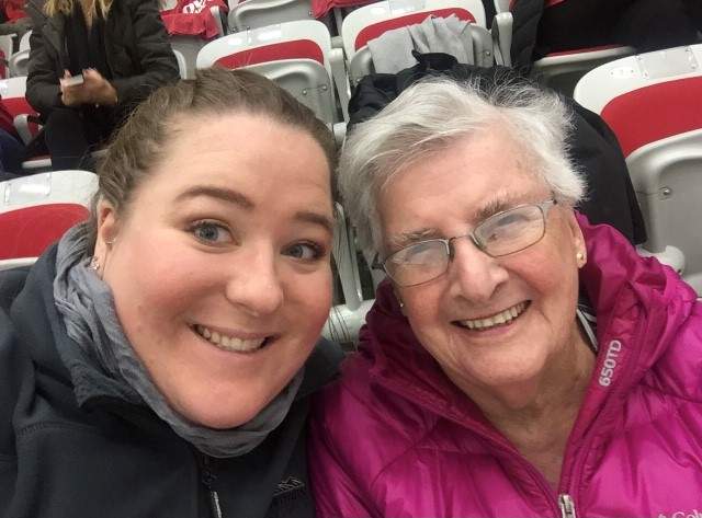 Vicky and her grandma, Rena.