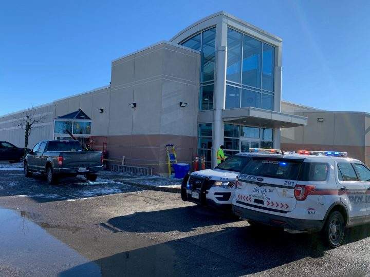 The scene of a fatal industrial accident in Richmond Hill Wednesday morning.