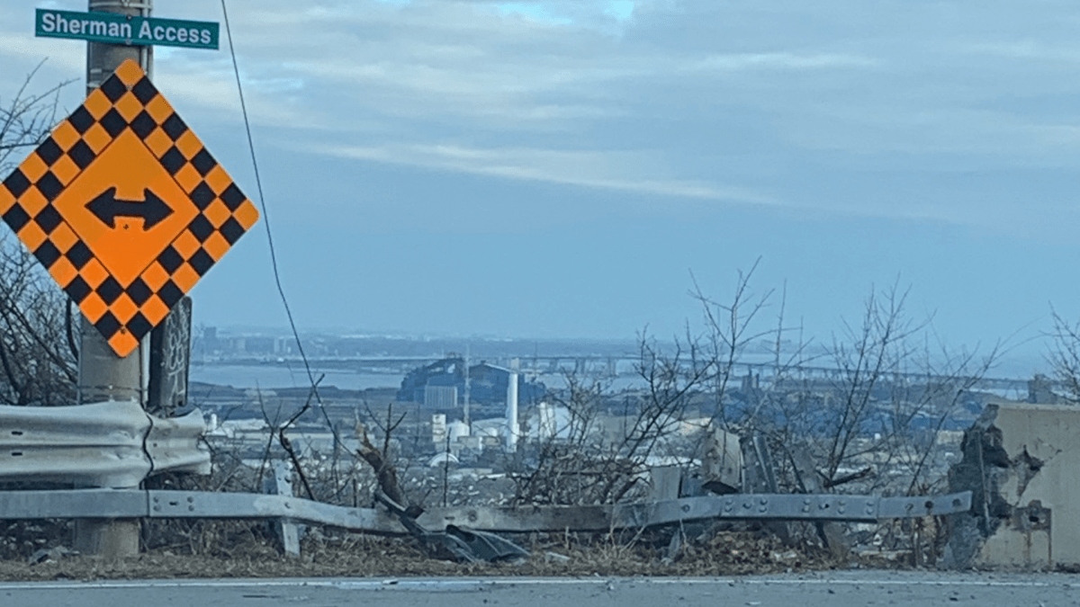 Hamilton fire says one person was extricated from a car after it went over the escarpment at the Sherman Cut on the Mountain Dec. 31, 2020. 