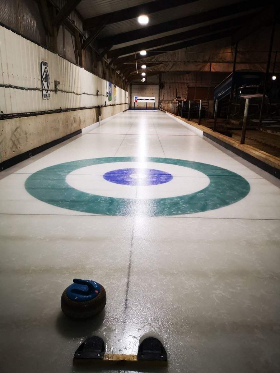 The decked out ice is the brainchild of Jeff and Faith Van Ryssel. The couple started ruminating on the idea seven years ago after getting out of dairy farming.