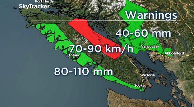 A parade of storms in B.C. to welcome 2021 - image