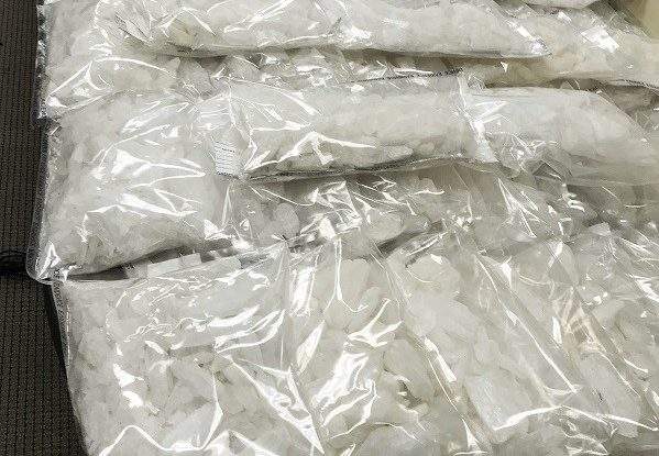 CBSA officers seized a record-breaking 228 kgs of methamphetamine at Coutts port of entry on Christmas Day 2020.