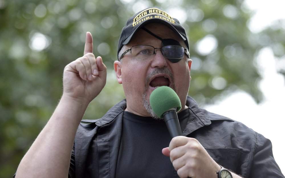 Ihodes, an Army veteran who founded the Oath Keepers in 2009 as a reaction to the presidency or Barack Obama, had been saying for weeks before the Jan. 6, 2021 Capitol riot that his group was preparing for a civil war and was “armed, prepared to go in if the president calls us up.”