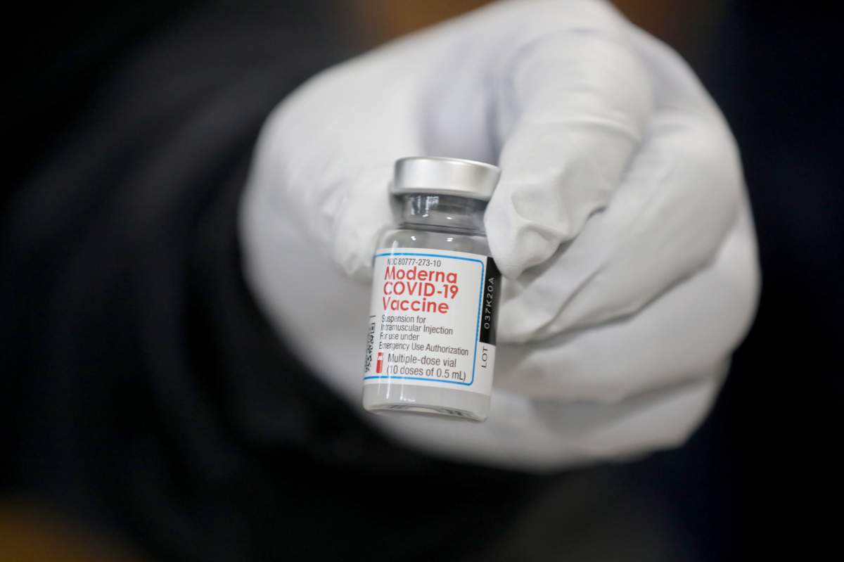 Derek Keller, executive director of primary health care for the Athabasca Health Authority, says there are about 290 Moderna vaccine doses left out of 710 that arrived on Jan. 6.