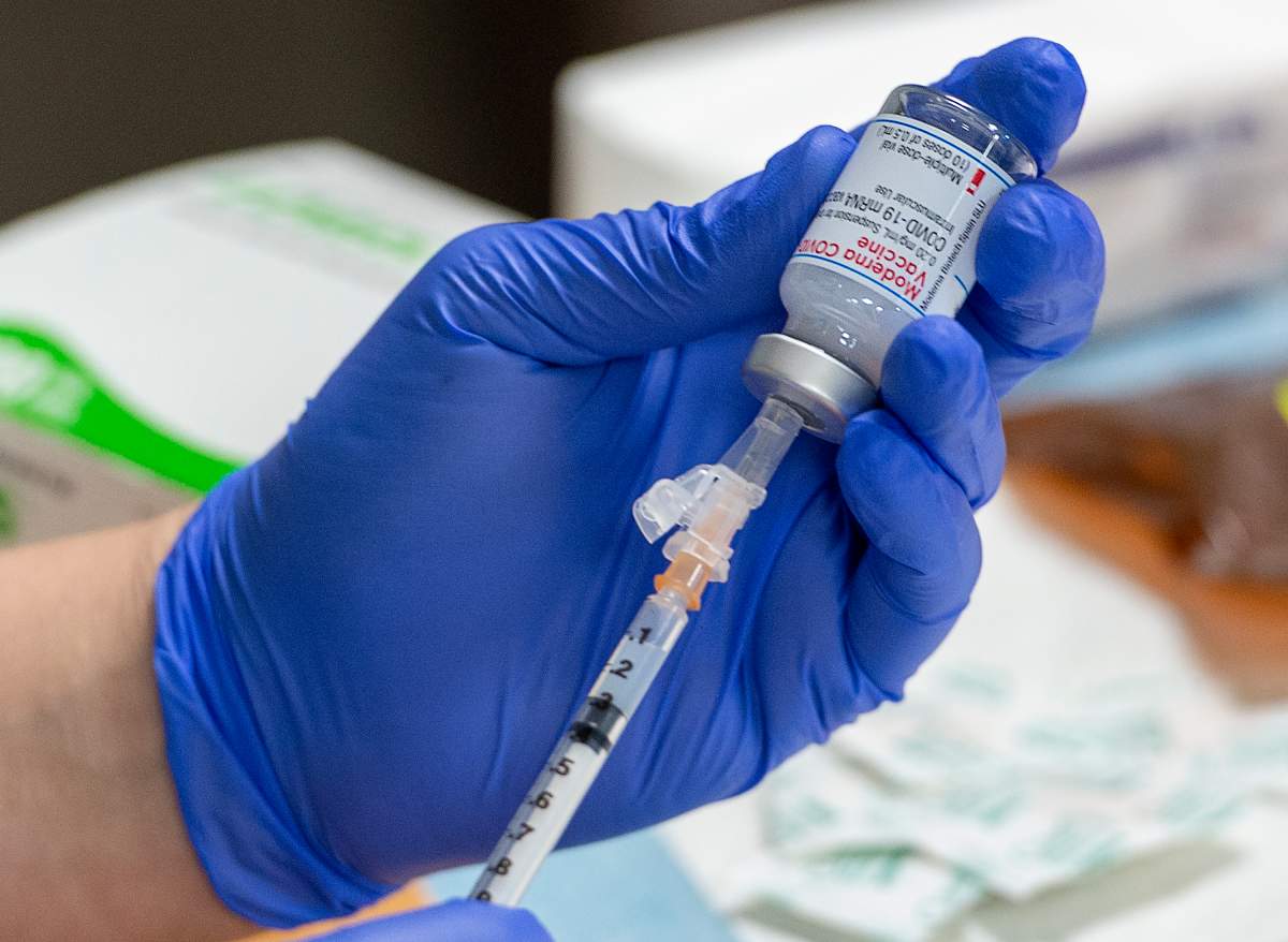 The Moderna vaccine is currently approved for ages 18 and older. A pop-up clinic for eligible First Nation members opened in Winnipeg this week.