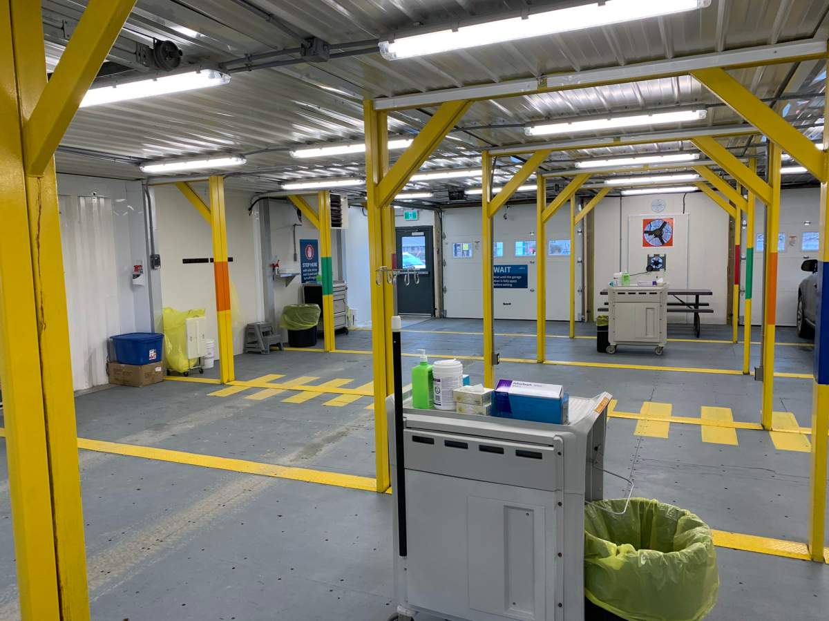 Nova Scotia Health has opened a newly winterized drive-thru COVID-19 testing site at the Dartmouth General.