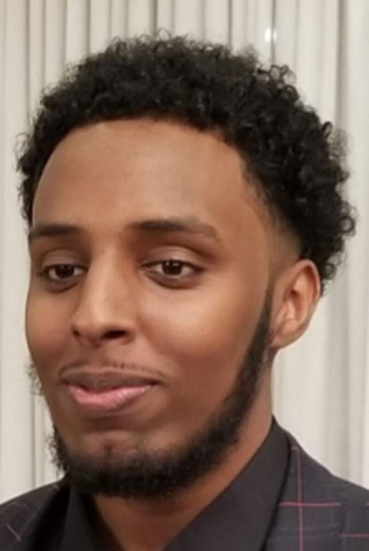 A photo of the victim, 20-year-old Hashim Omar Hashi.