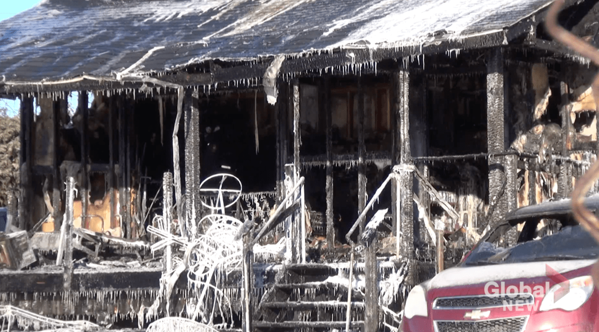 Two people died in a house fire on Gillespie Avenue in Peterborough early Saturday.