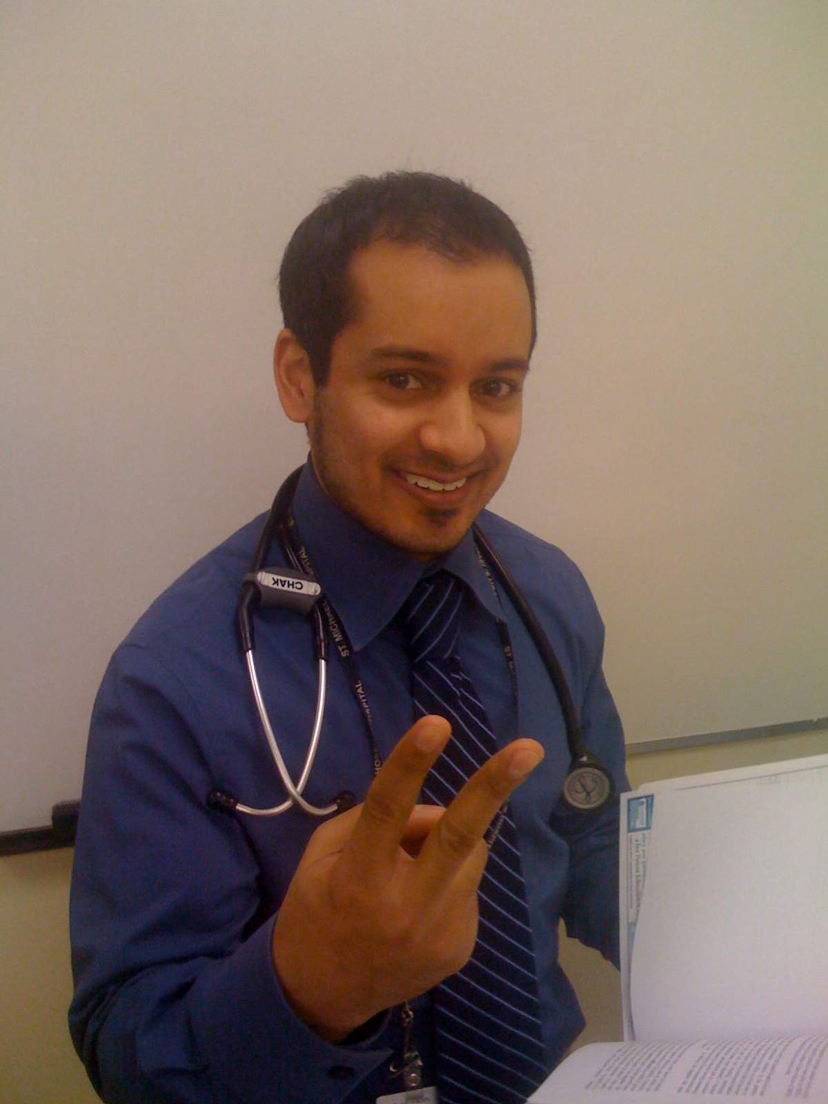 As a teenager, Chakrabarti developed a kidney disorder, which inspired an interest in medicine.