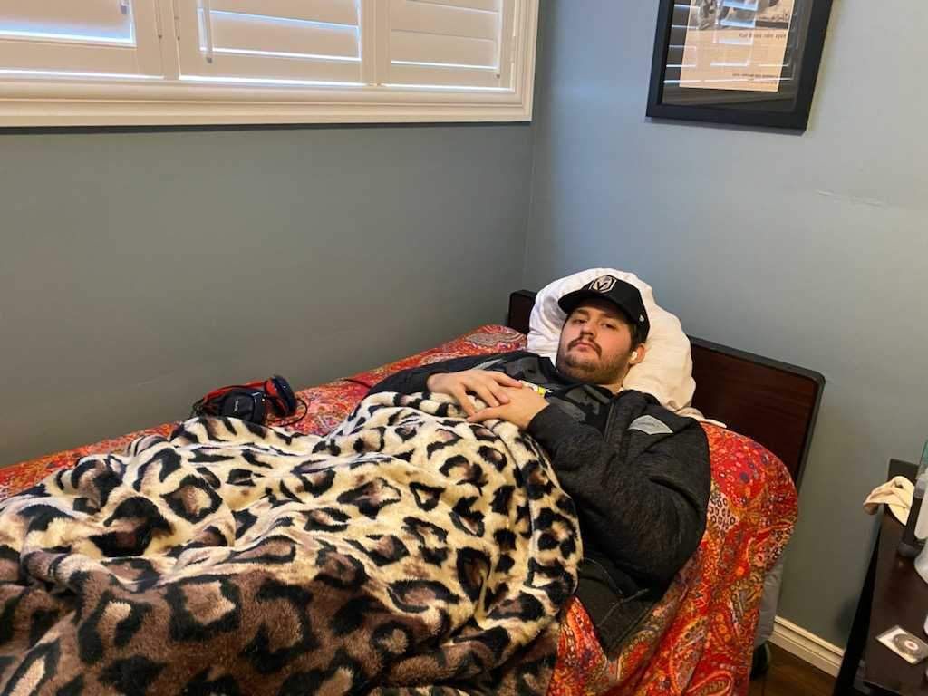  Jake Hurl is happy to be back in his own home after nearly a month in hospital following the Teeple Terrace building collapse in London Ont.