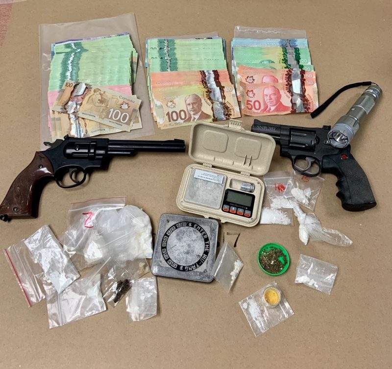 Drug and child endangerment charges were laid against two people in Lethbridge after the search of a home on Jan. 20, 2021. 