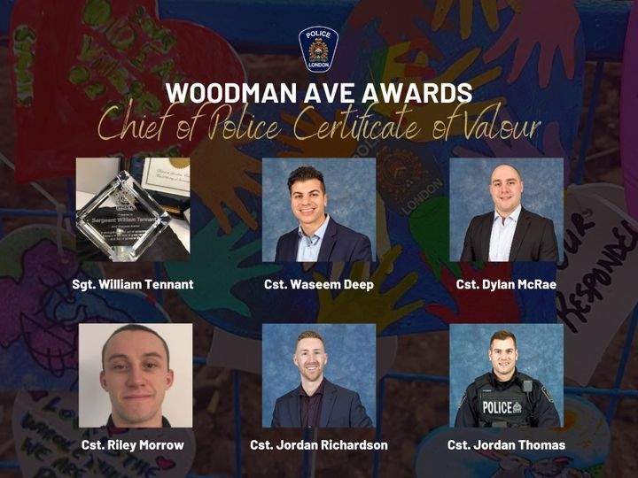 During Thursday’s ceremony, six police officers were awarded the Certificate of Valour