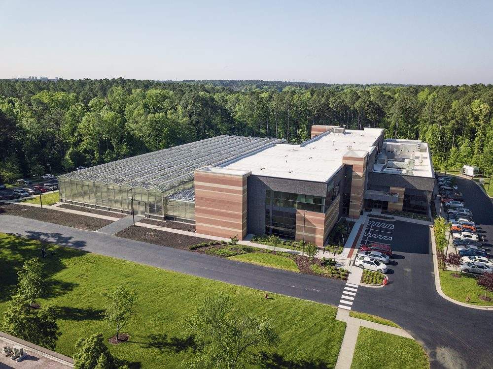 Medicago built a facility in Durham, North Carolina after getting U.S. funding for pandemic preparedness in 2010. Courtesy: Medicago