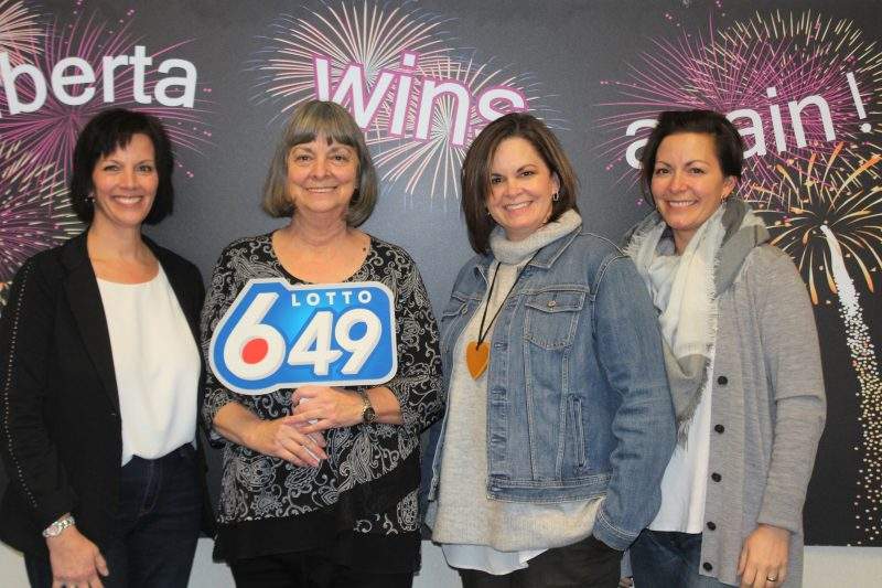Shelly Myers is sharing her $1M win win with her daughters Stephanie Myers, Suzanne Markie and Kari Johnston.