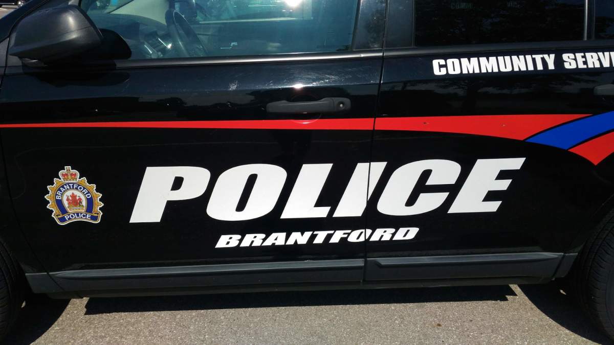 A Brantford police cruiser.