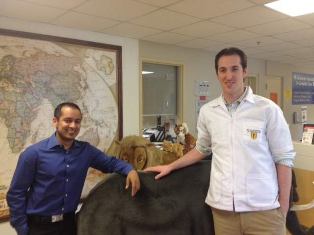 Doctors Isaac Bogoch and Sumon Chakrabarti trained in internal medicine together at the University of Toronto.