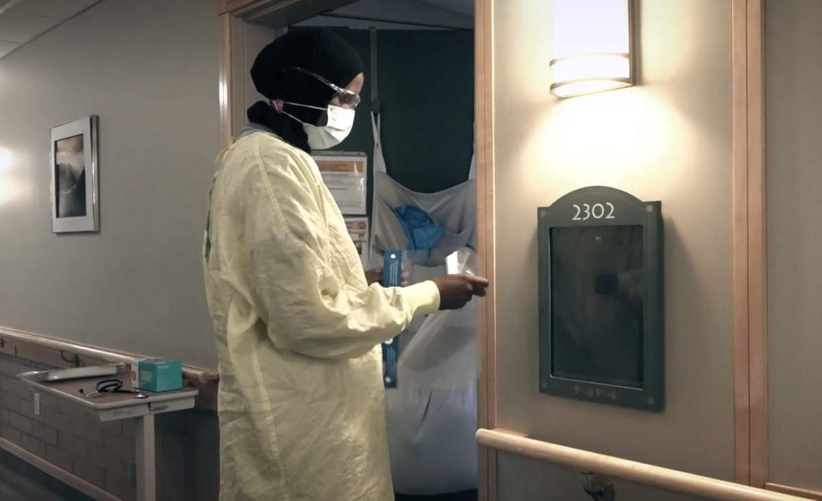 Sahra Kaahiye, 30, is a respiratory therapist working in Edmonton.