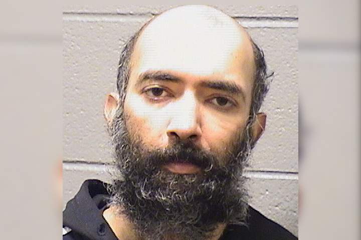Aditya Singh, 36, is shown in this mugshot photo from the Cook County Jail on Jan. 17, 2021.