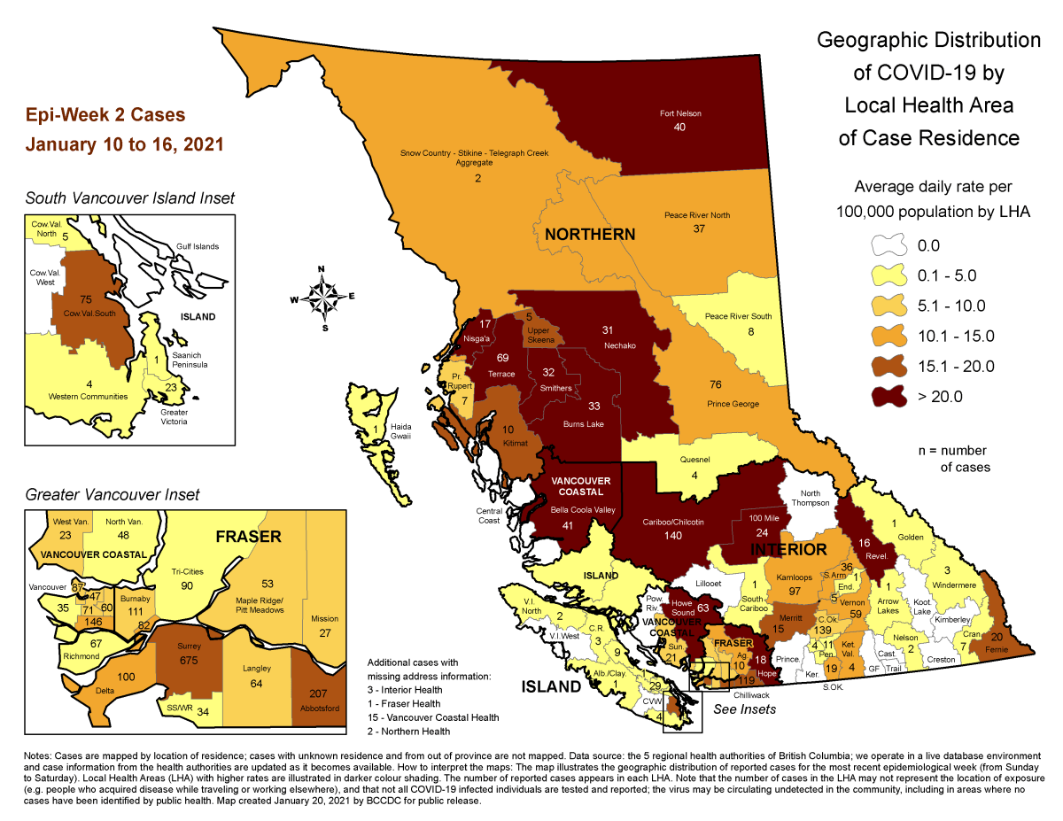New COVID-19 cluster in B.C. Interior linked to ‘social events’ in Williams Lake - image