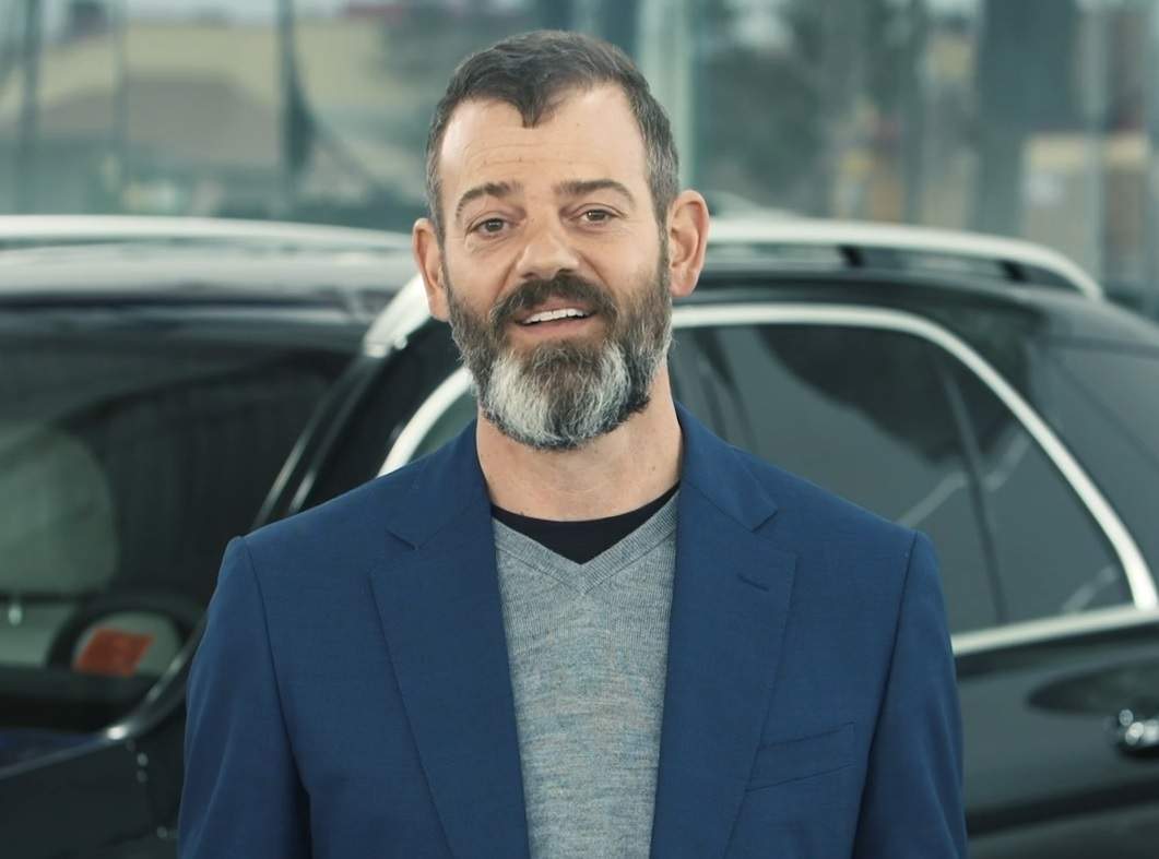 Ryan Finch, president of Finch Auto Group, as seen in a video announcing the total funds raised.