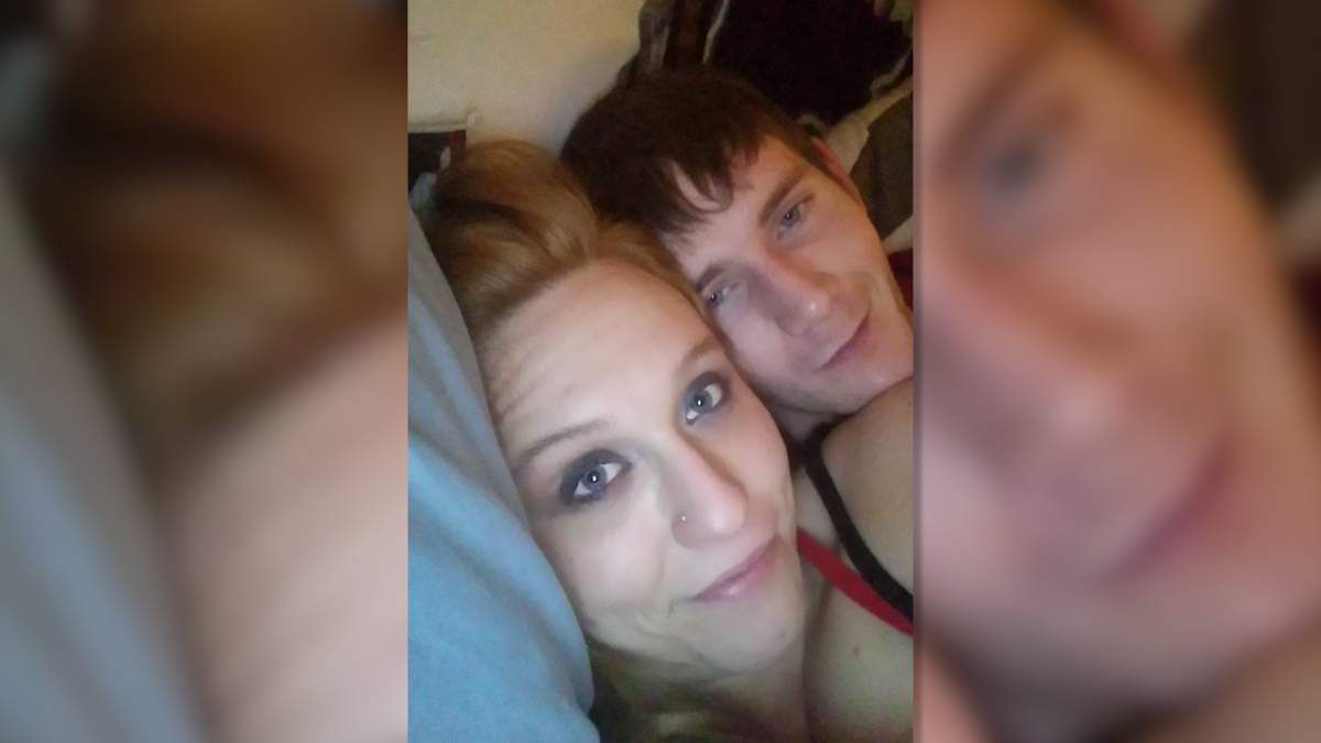 Resident Jessie Hendrickson with his girlfriend, Katie Christine