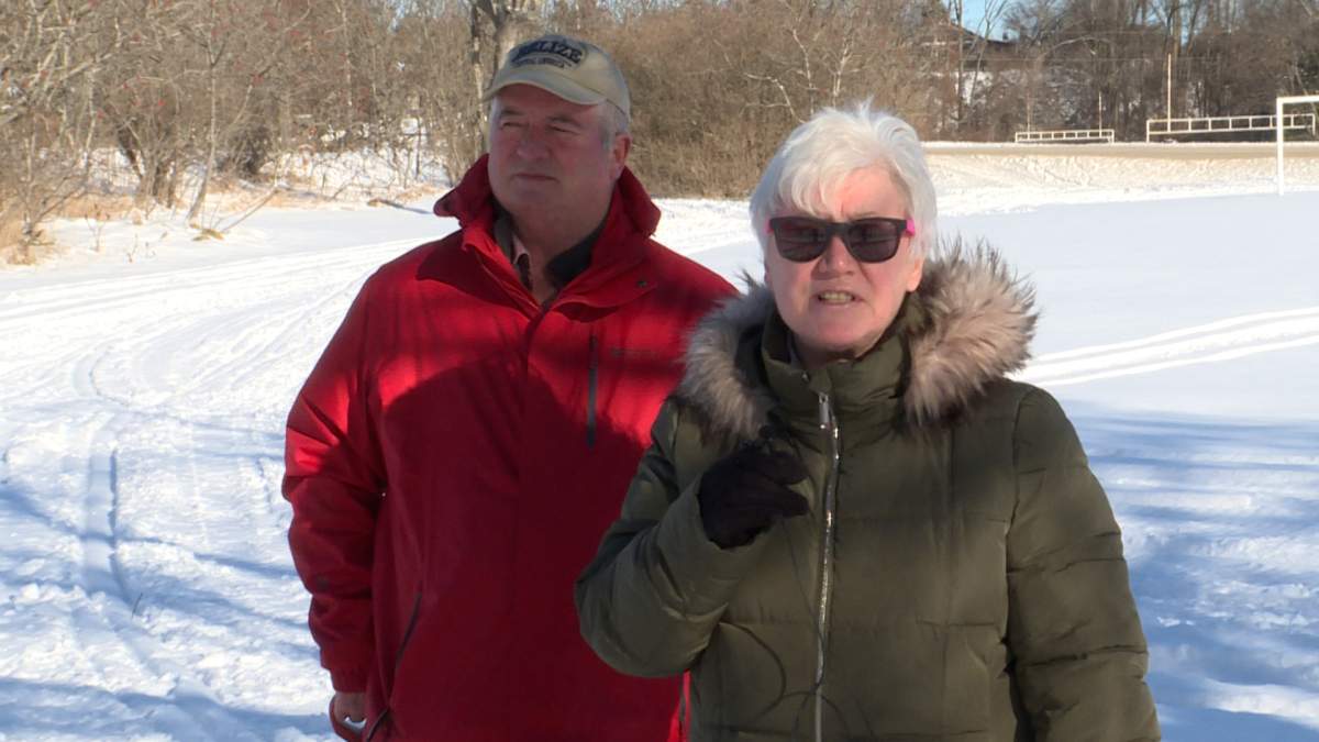 Annie Campbell lives across the street from the fire scene