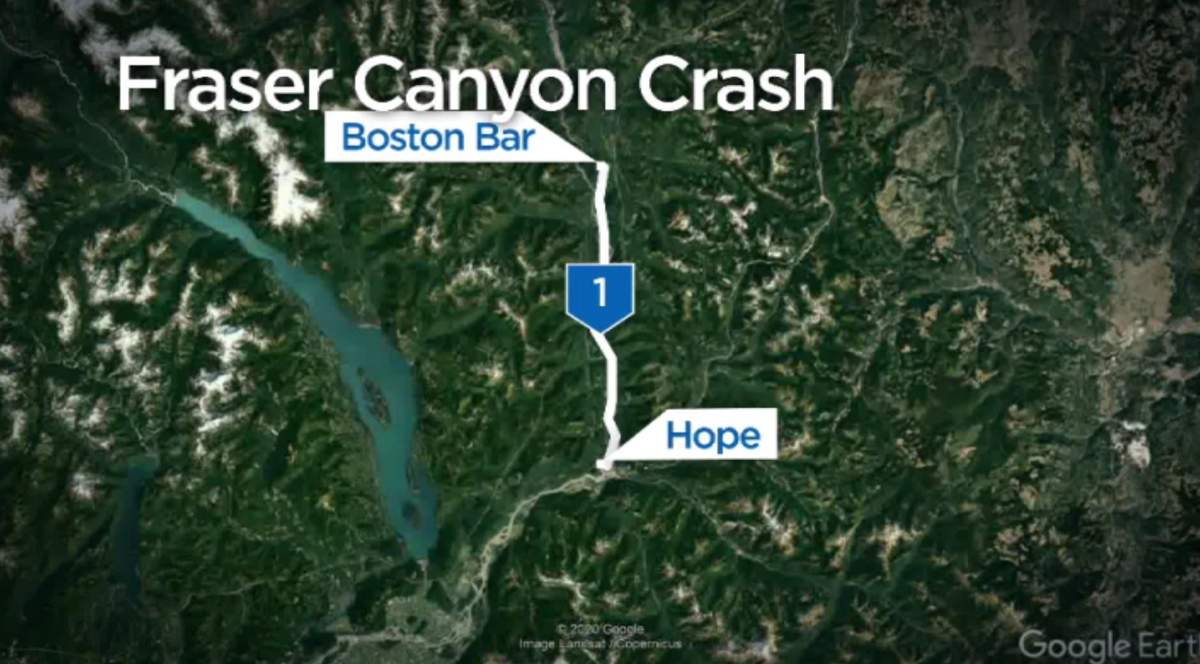 Highway 1 re-opened between Hope and Boston Bar after trucks collide Friday - image