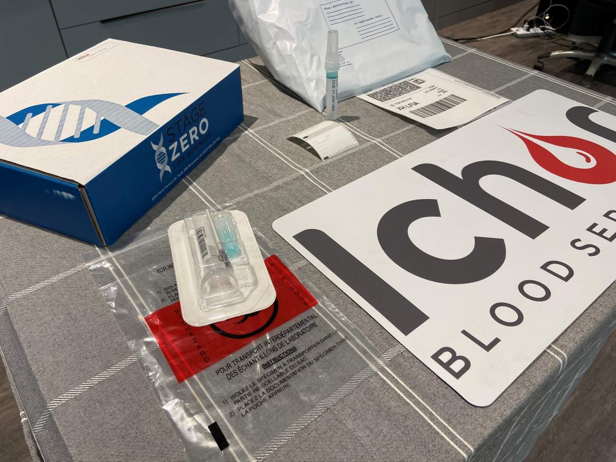 Ichor testing kit.