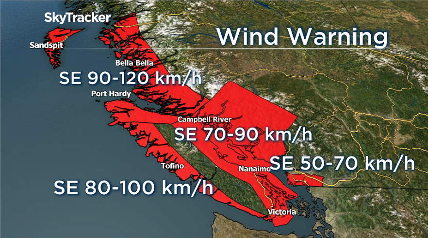 Another storm to hit B.C., bringing heavy rain and strong winds - image