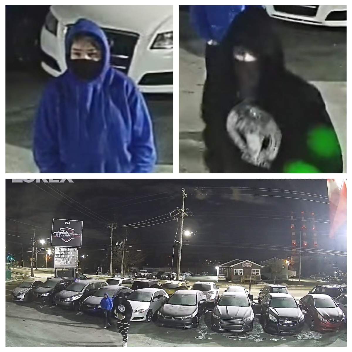 At approximately midnight on Jan. 31, four suspects broke into Capital Auto located at 294 Windmill Road.