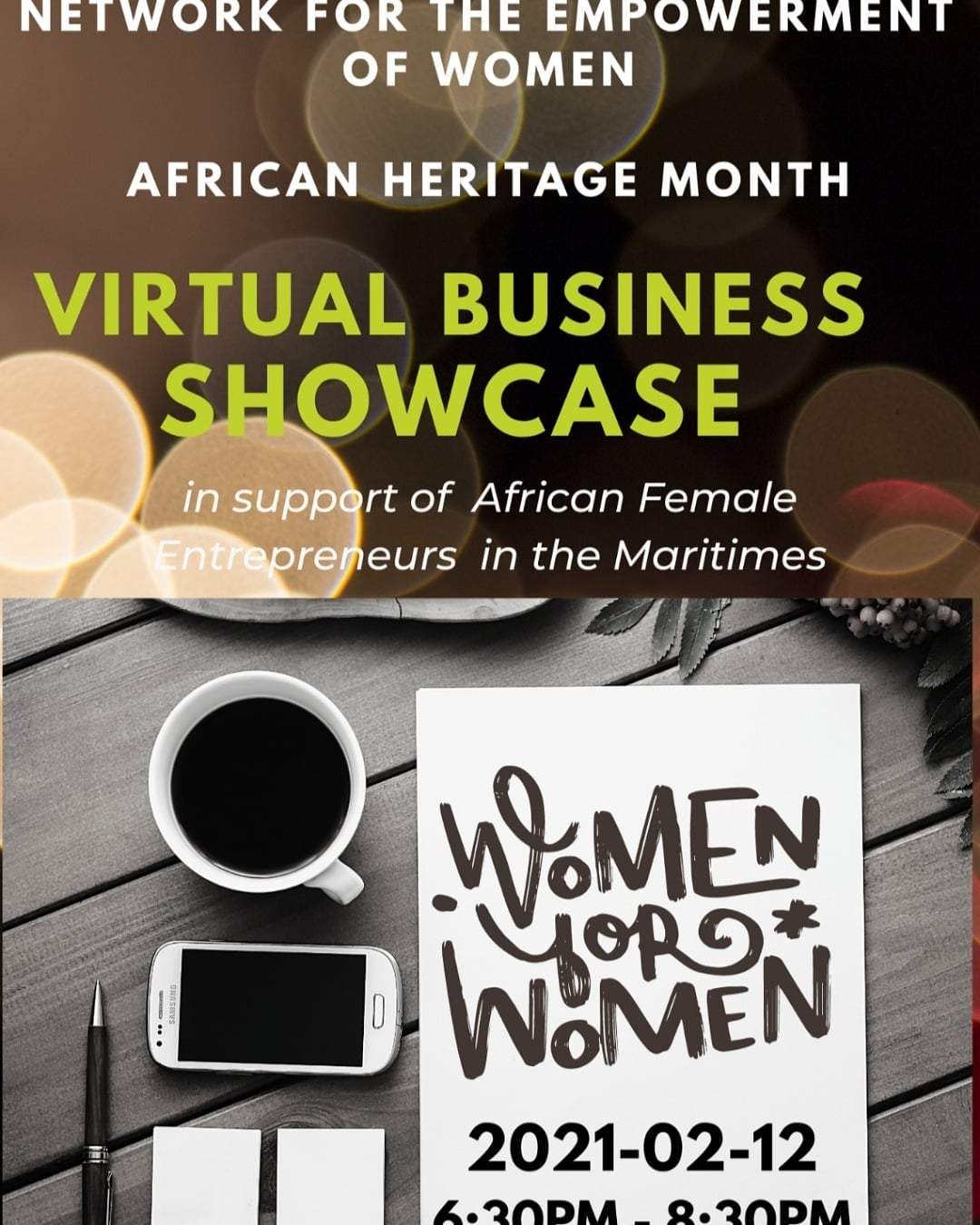 The Halifax Virtual Business Showcase is an opportunity for African women in business and entrepreneurs to showcase and promote their work.