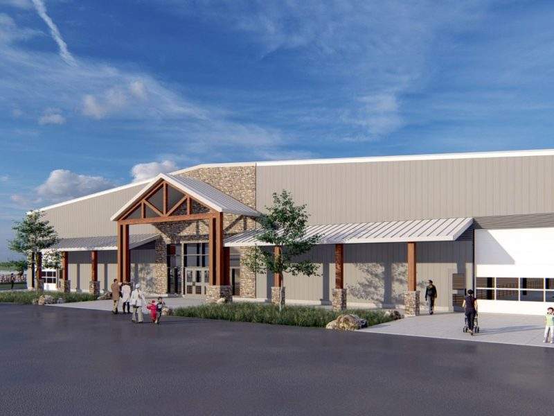 The Ancaster Fairgrounds will benefit from the addition of a new 75,000-square-foot building to accommodate larger agriculture events, as well as fairs and concerts.