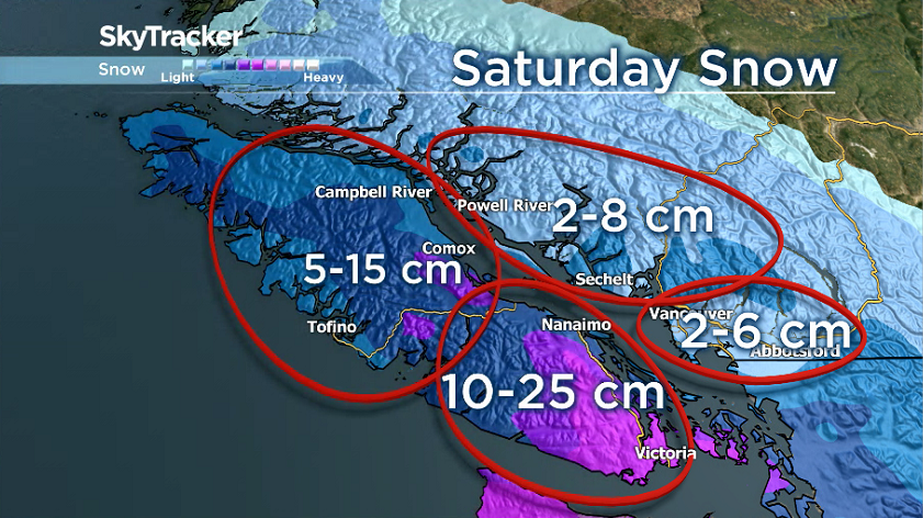 Saturday Snow Forecast