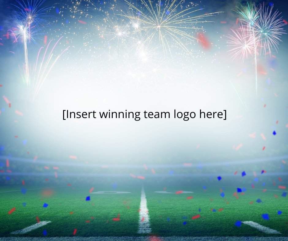 Ottawa Public Health tweeted this supposed placeholder image to congratulate the winners of Super Bowl LV on Sunday night.