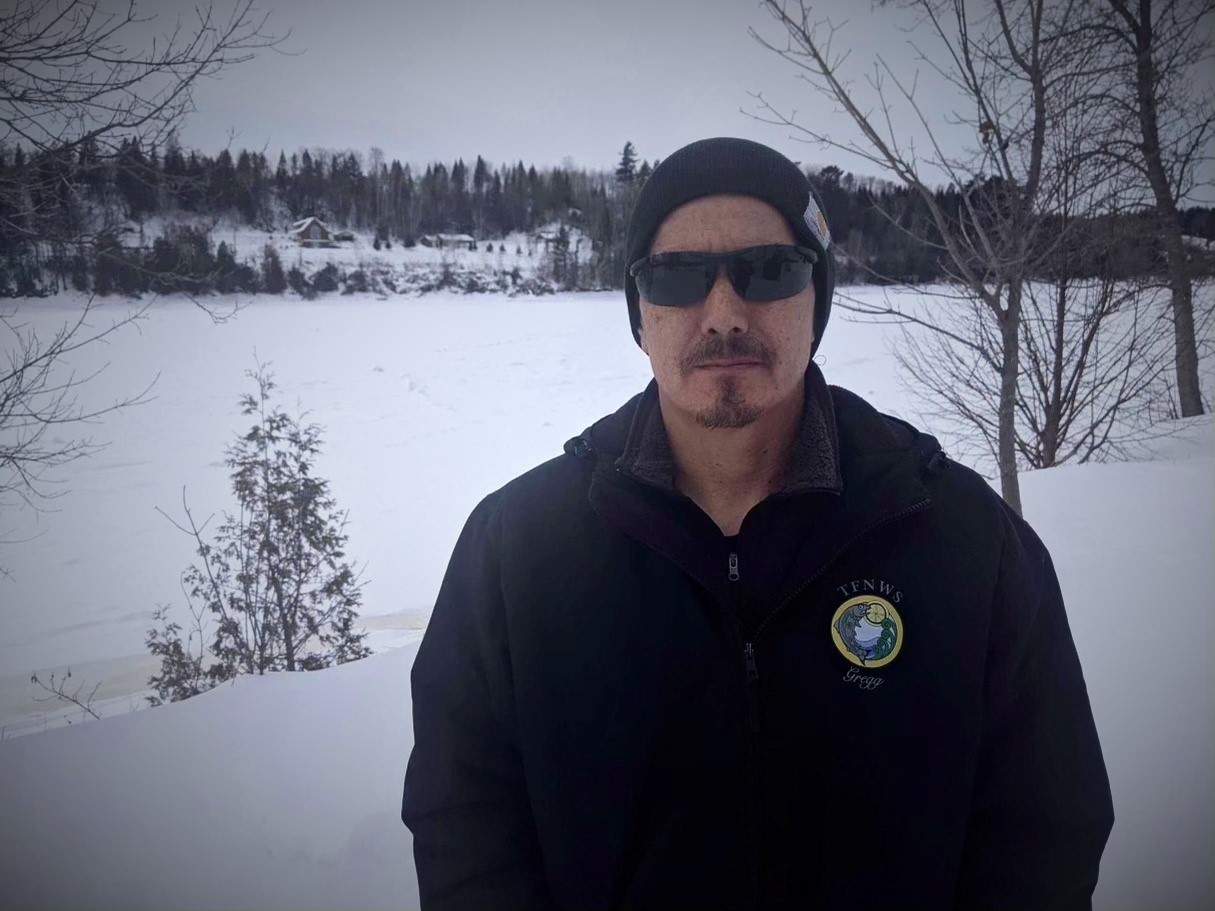 Water operator Gregg Brewer says his job is satisfying but stressful. He’s seen here on Feb. 15, 2021, in Tobique First Nation, N.B.