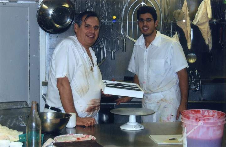 Natale Bozzo (left) is seen in an undated photo.