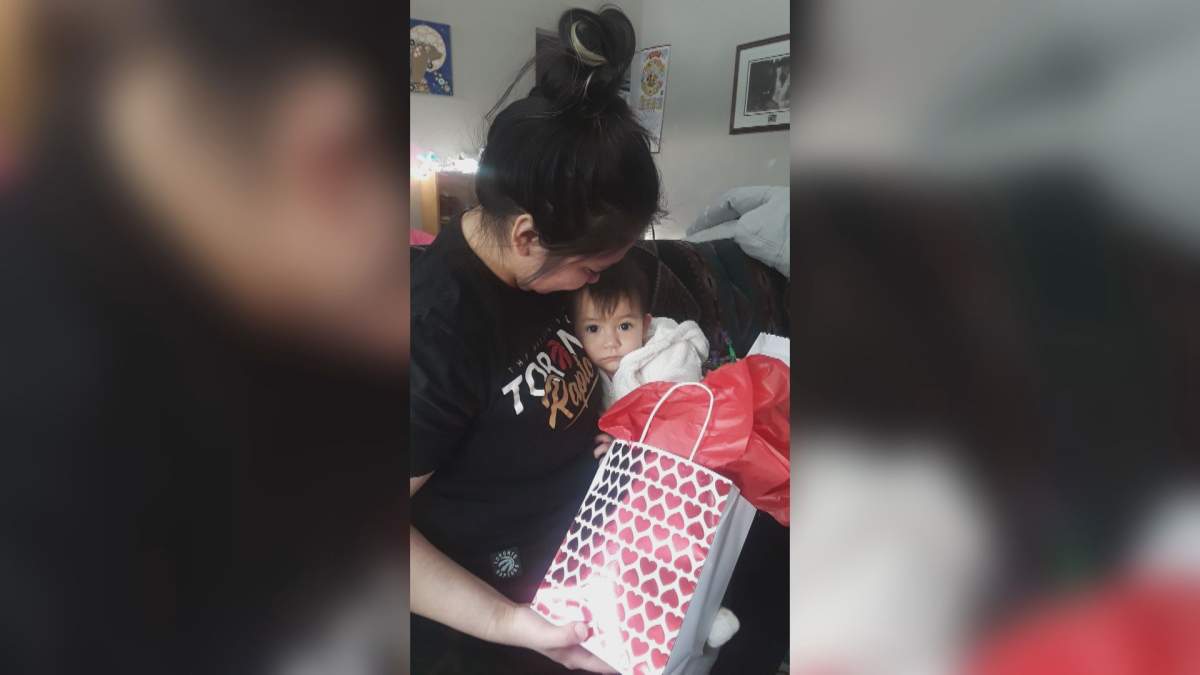 Aliyah Ramirez-Bernard and her daughter.