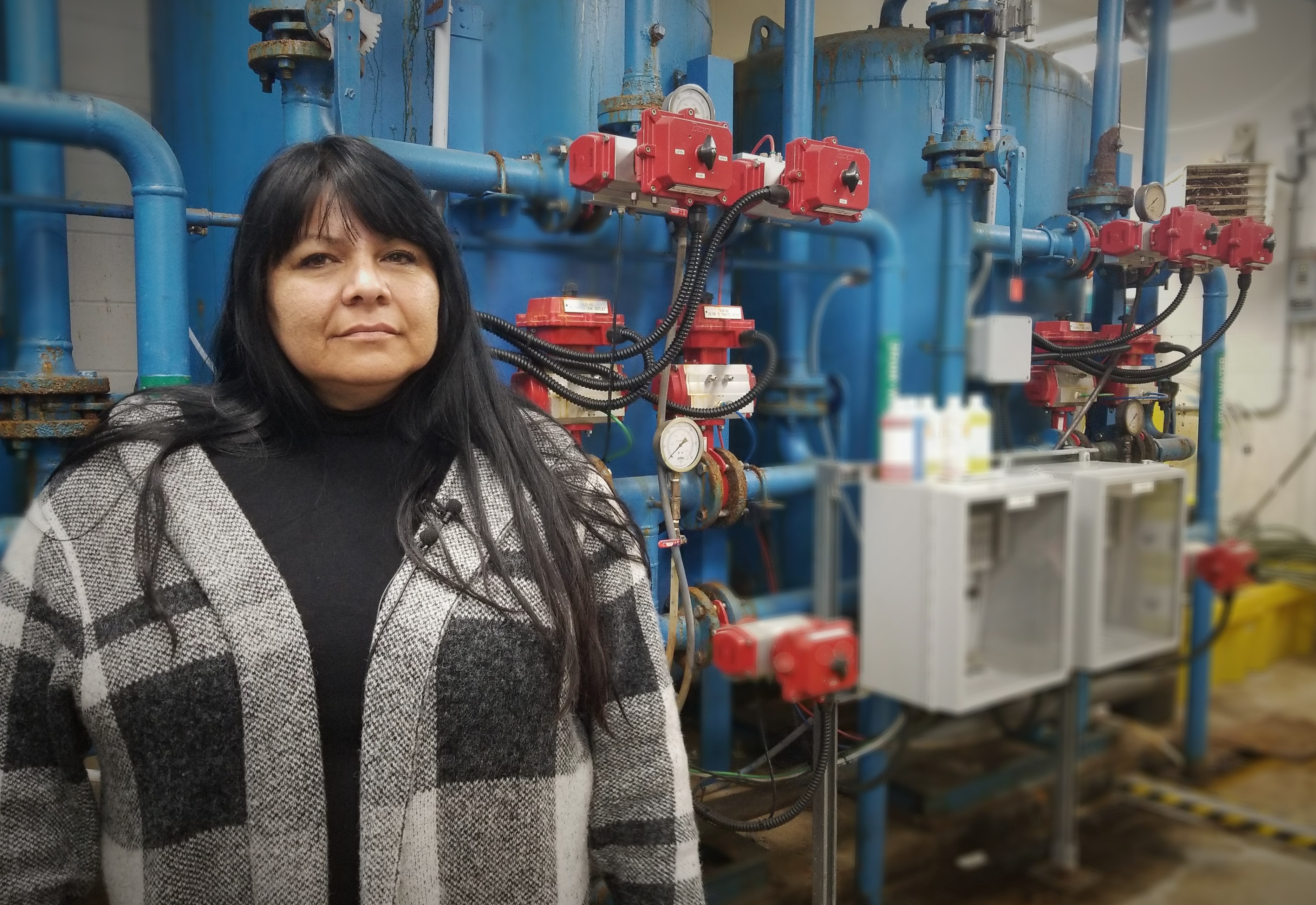 Sipekne’katik director of operations Rhonda Knockwood says work a succession place to replace the community’s primary water operator has already begun. She’s seen here in the First Nation’s water treatment plant on Jan. 29, 2021.
