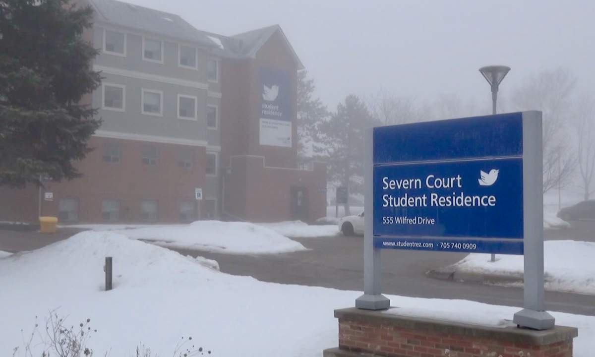 Peterborough Public Health says a man died of a COVID-19 variant of concern in connection to the outbreak at Severn Court Student Residence.