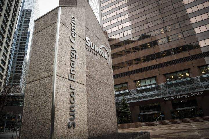 The Suncor Energy Centre in downtown Calgary, Alta., Wednesday, Dec. 9, 2020.