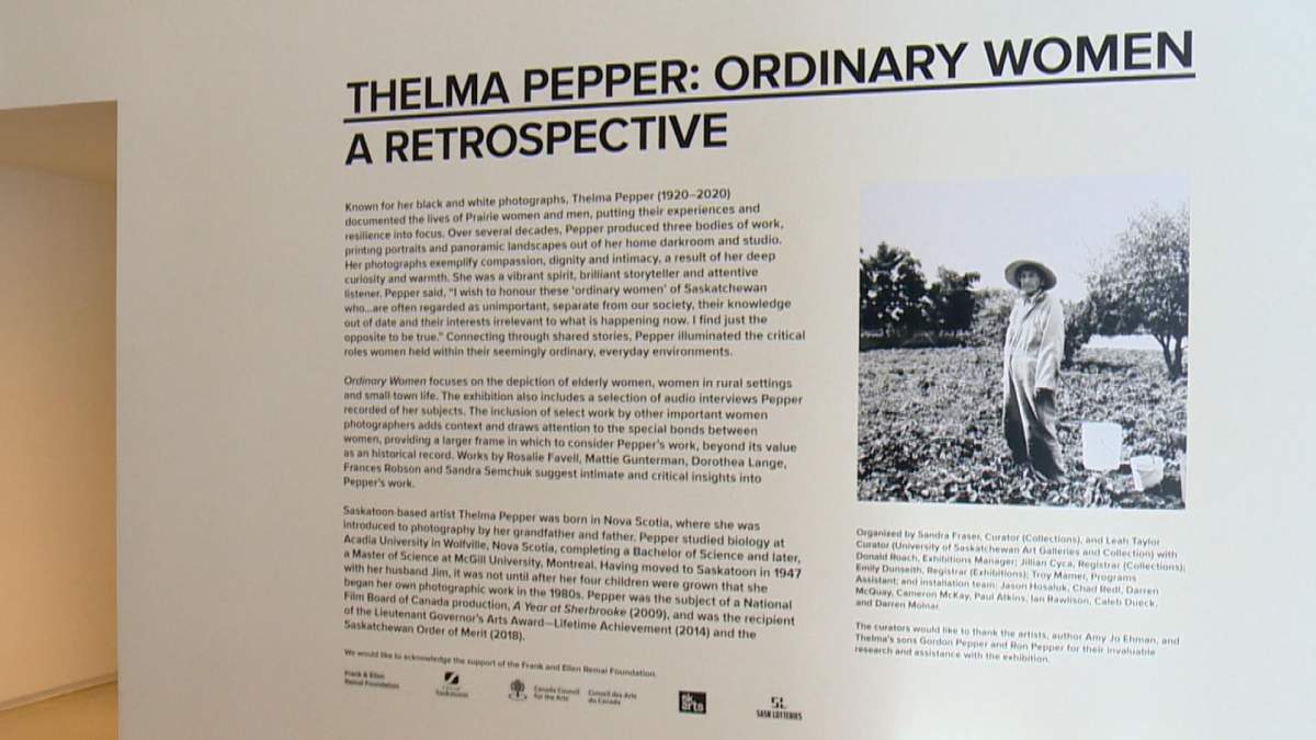The Thelma Pepper exhibition at Remai Modern in Saskatoon.