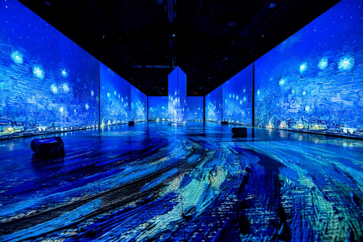 The ‘Imagine Van Gogh’ art exhibit.