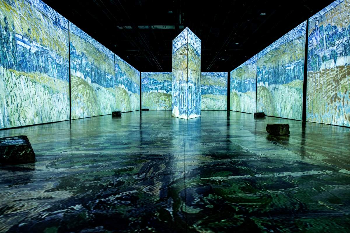 The ‘Imagine Van Gogh’ art exhibit.