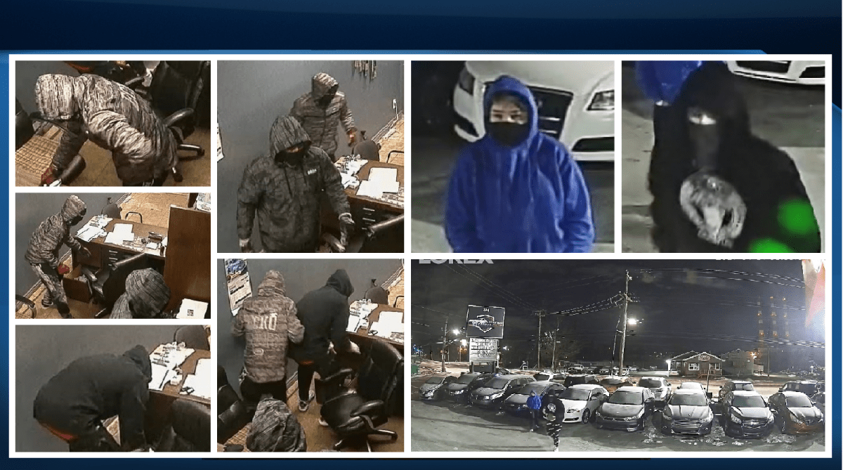 Police are asking for the public’s assistance identifying the suspects responsible for two incidents where multiple vehicles were stolen last month in Dartmouth.