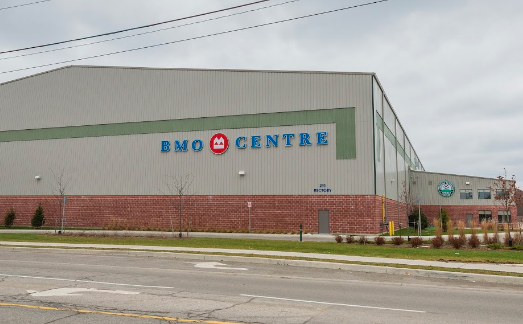 London's BMO Centre, located at Rectory and Little Simcoe streets.
