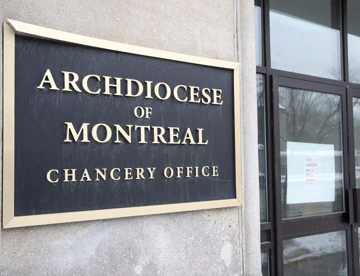 The Chancery of the Archdiocese of Montreal is seen Monday, February 15, 2021 in Montreal.